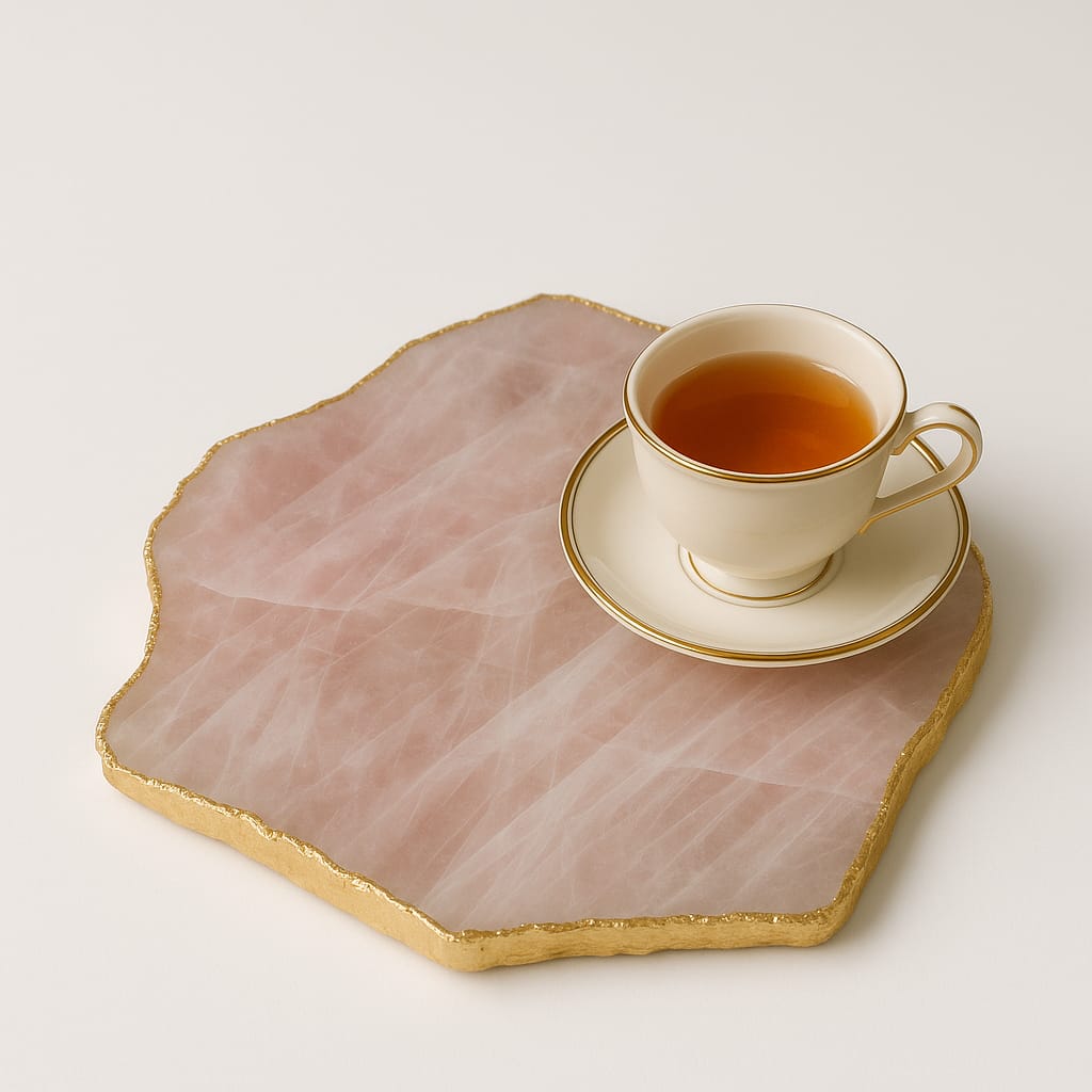 Quartz Trays with NATURAL EDGES size 30 to 35 cm and weighing 3 kg