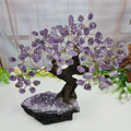Tree of precious stones 24 branches and 120 stones 20 cm height weight 1.70 kg
