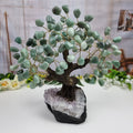 Tree of precious stones 24 branches and 120 stones 20 cm height weight 1.70 kg
