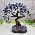 Tree of precious stones 24 branches and 120 stones 20 cm height weight 1.70 kg