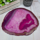 Bandejas de Ágatas Naturais Especiais | 1 Unidade | Tamanho 30 cm | Peça Artesanal BR Crystals