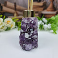 Natural Amethyst Diffuser with Gold or Silver Mouthpiece height 10 cm Weight 400 g