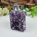 Natural Amethyst Diffuser with Gold or Silver Mouthpiece height 10 cm Weight 400 g